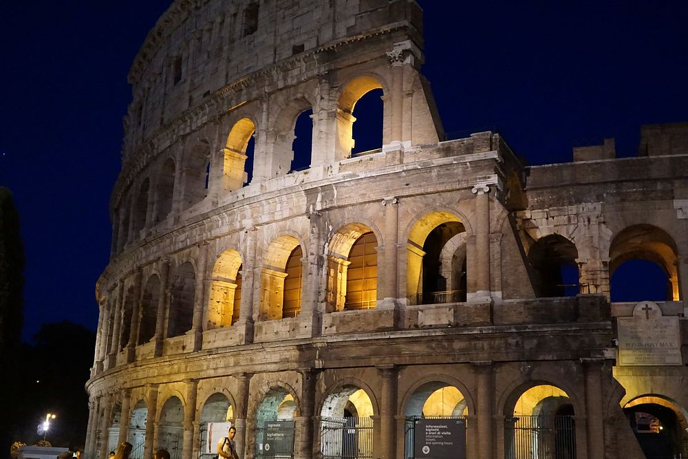Colosseum architecture. Free public domain CC0 photo.
