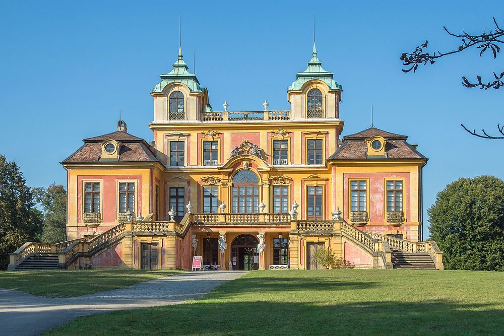 Schloss Favorite in Ludwigsburg, Germany. Free public domain CC0 image.