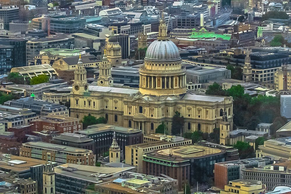 St. Paul's Cathedral, London, England. Free public domain CC0 photo.
