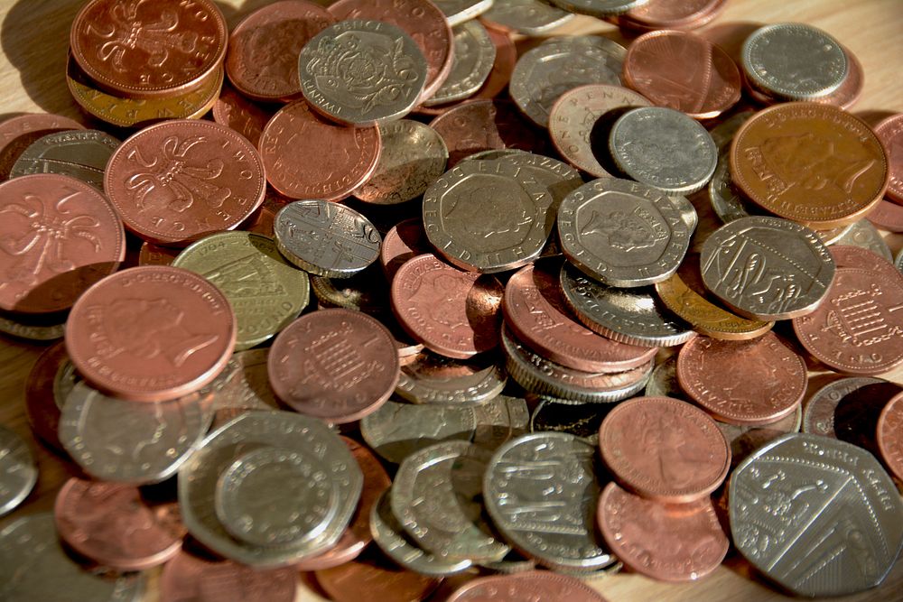 Coins, money & banking. Free public domain CC0 image.