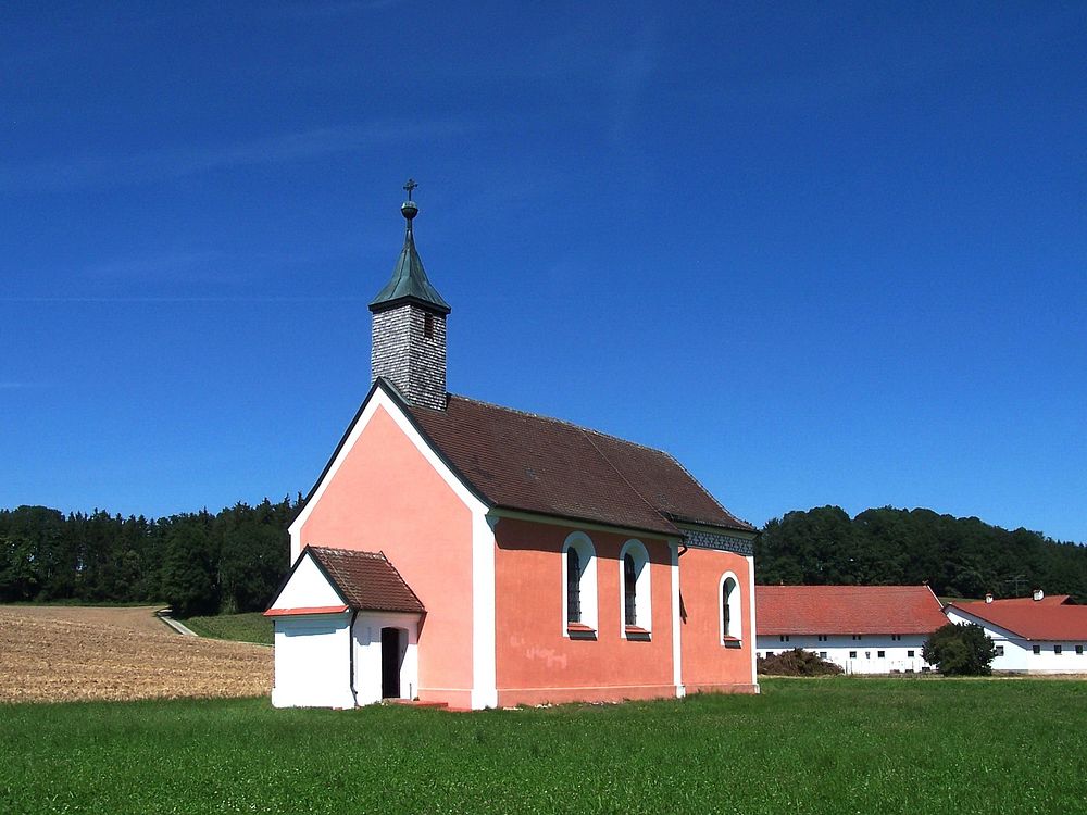 Historical church architecture with a steeple. Free public domain CC0 image.