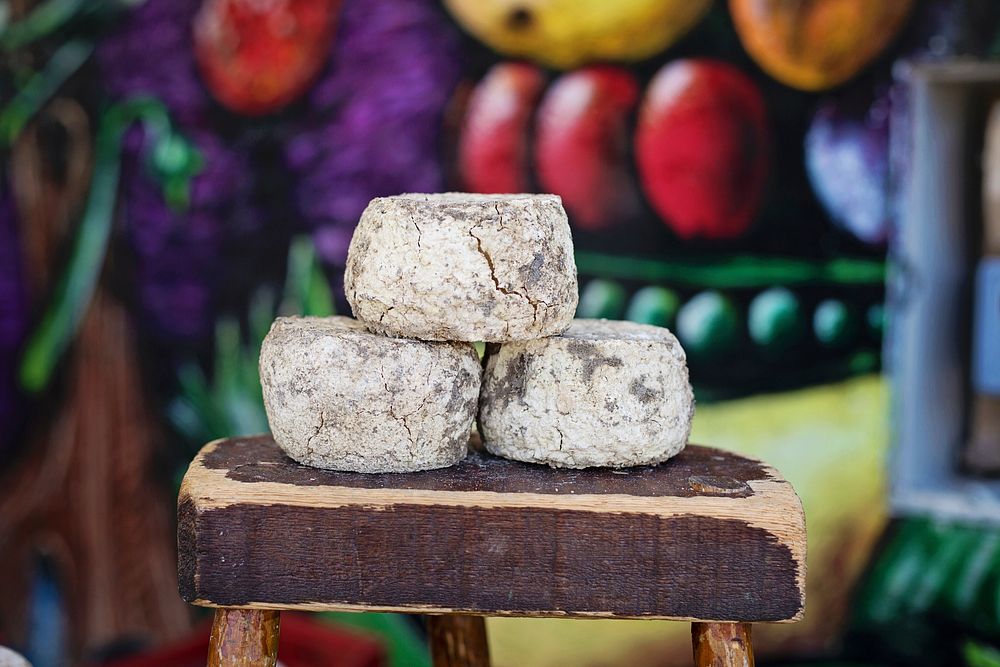Stack of cheeses. Free public domain CC0 photo.