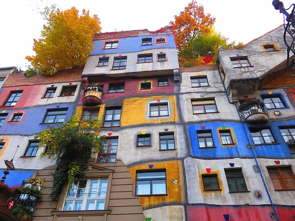 Colorful building. Free public domain CC0 photo.