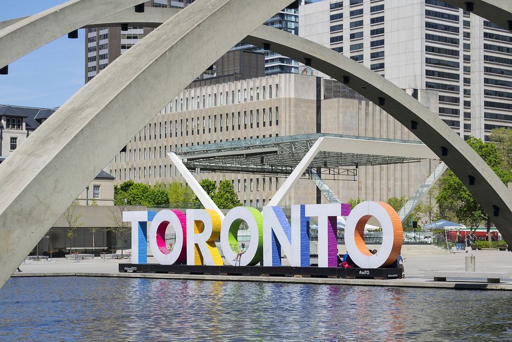 3D Toronto sign tourist attraction. Free public domain CC0 image.