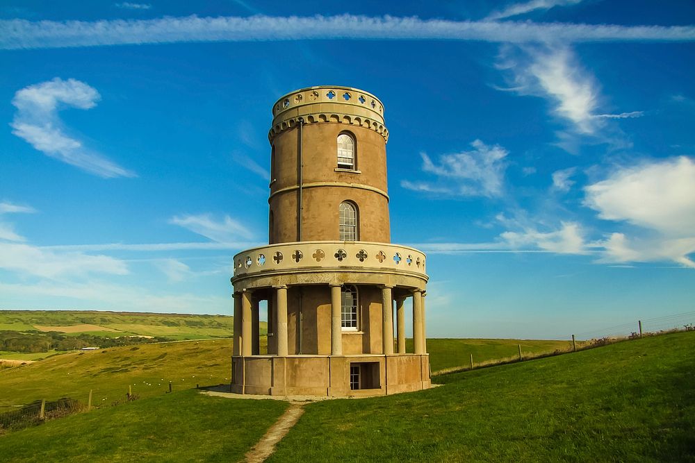 Clavell Tower in Dorset, England. Free public domain CC0 photo.