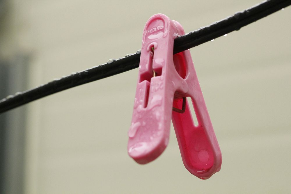 Clothes drying hanger. Free public domain CC0 image.