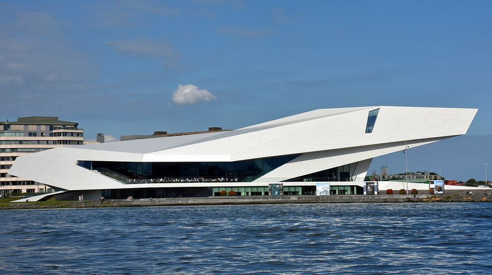 Amsterdam film museum building architecture. Free public domain CC0 image.