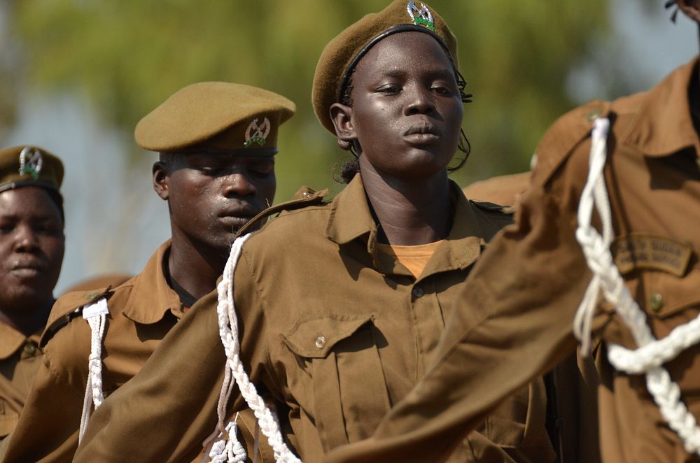 Soldiers, South Sudan, April 15, 2016.
