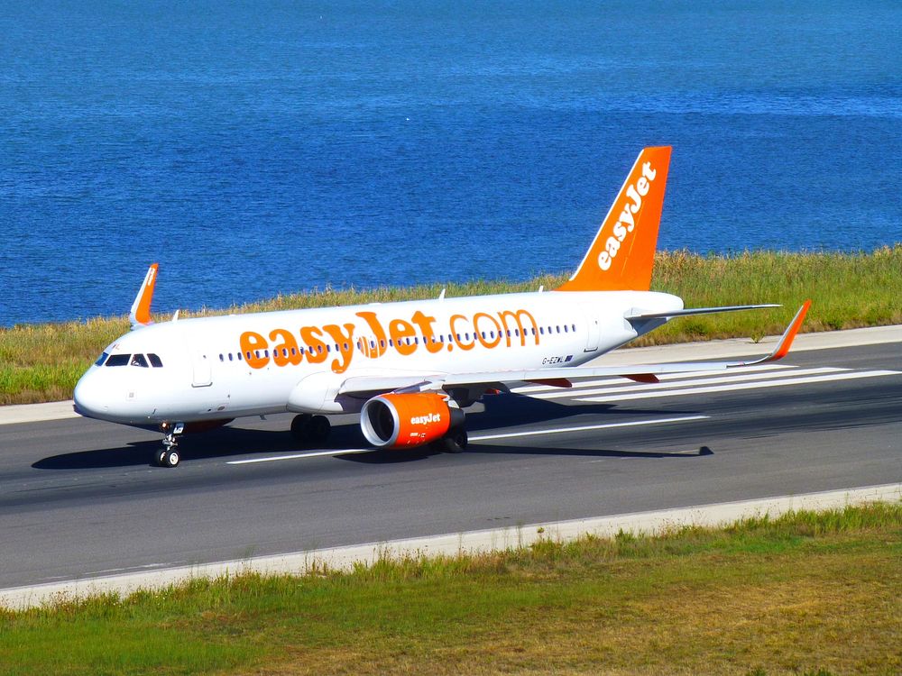 Easy Jet Airlines aircraft, location unknown, 7/03/2016. 