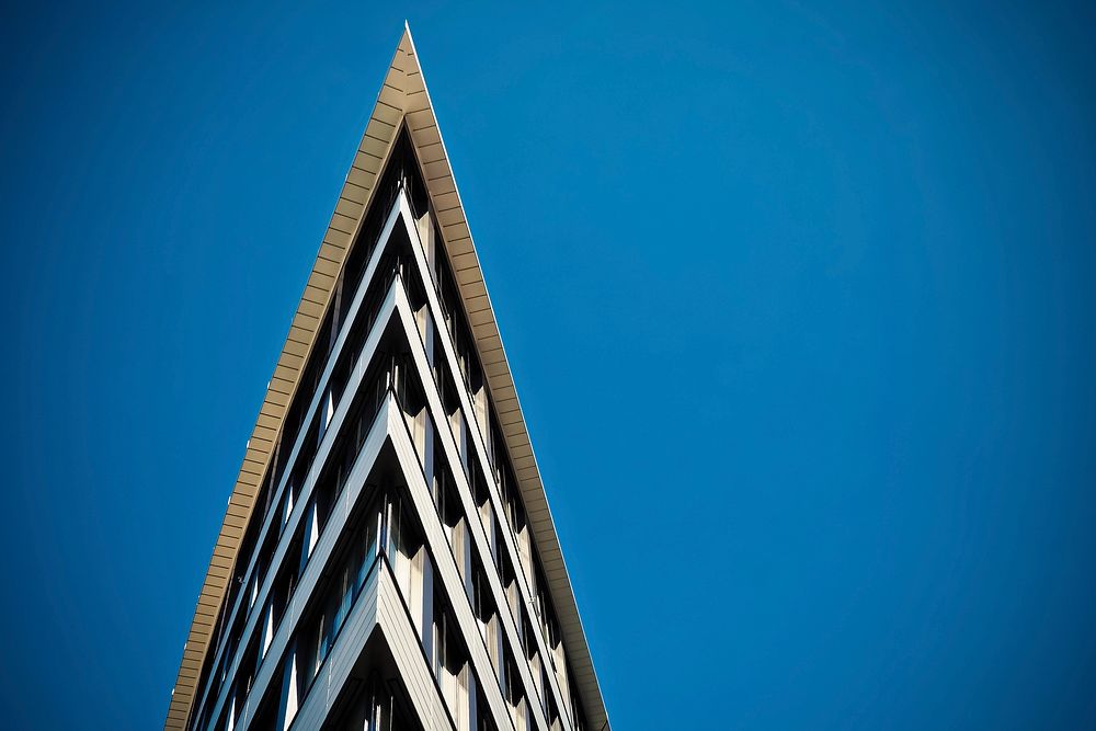 Modern office building facade. Free public domain CC0 photo.