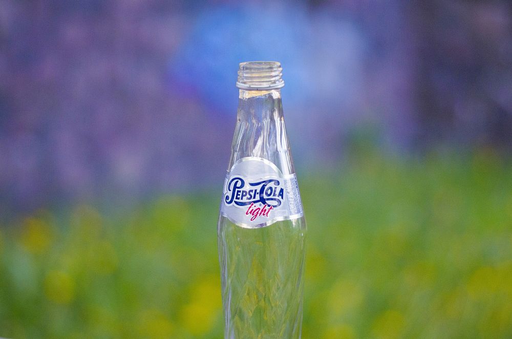 Pepsi Cola light bottle, location unknown, date unknown
