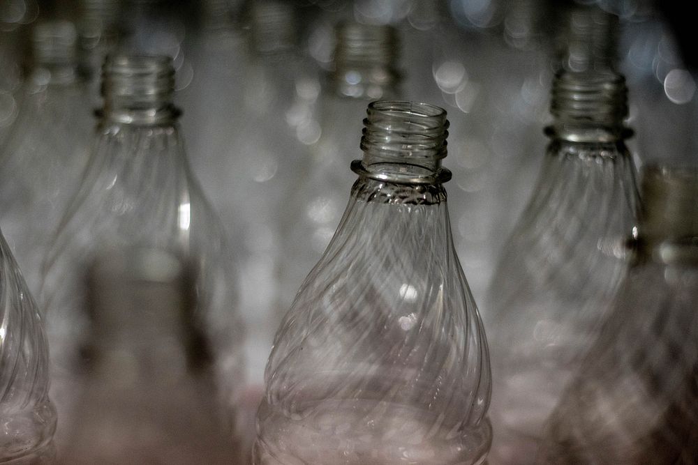 Plastic bottles. Free public domain CC0 image.