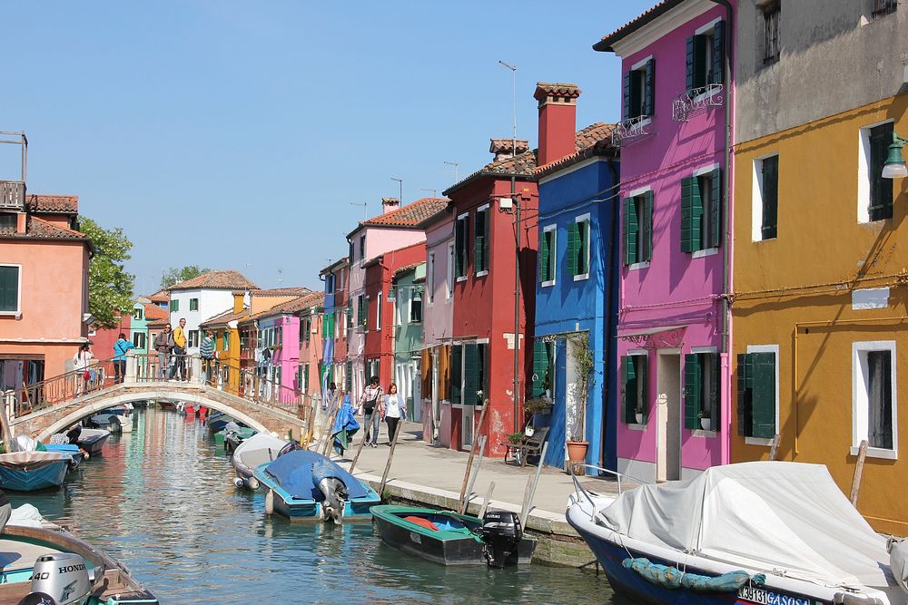 Burano, Venice. Free public domain CC0 photo.