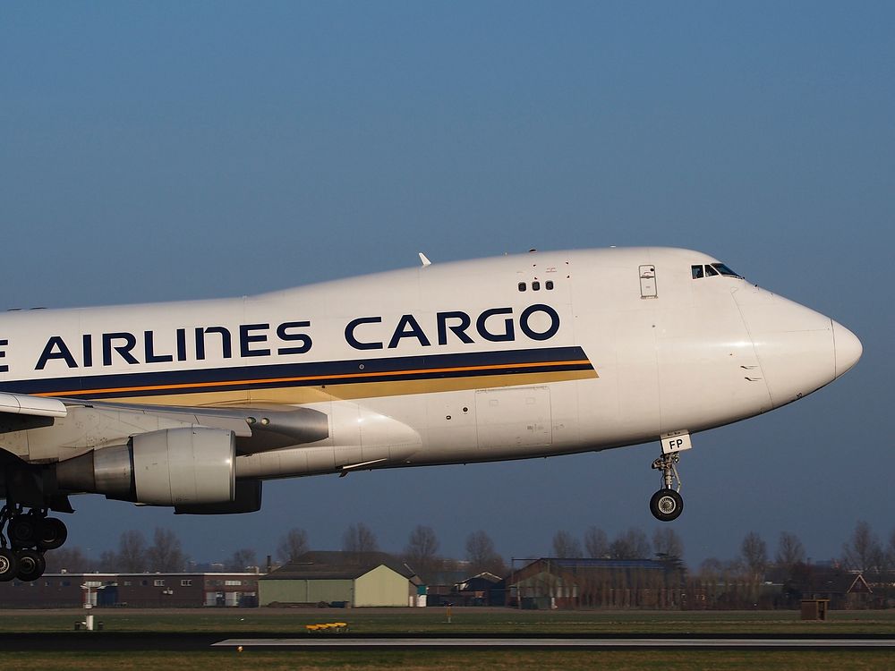 Singapore airlines cargo boeing 747, location unknown, 30/7/2015. 