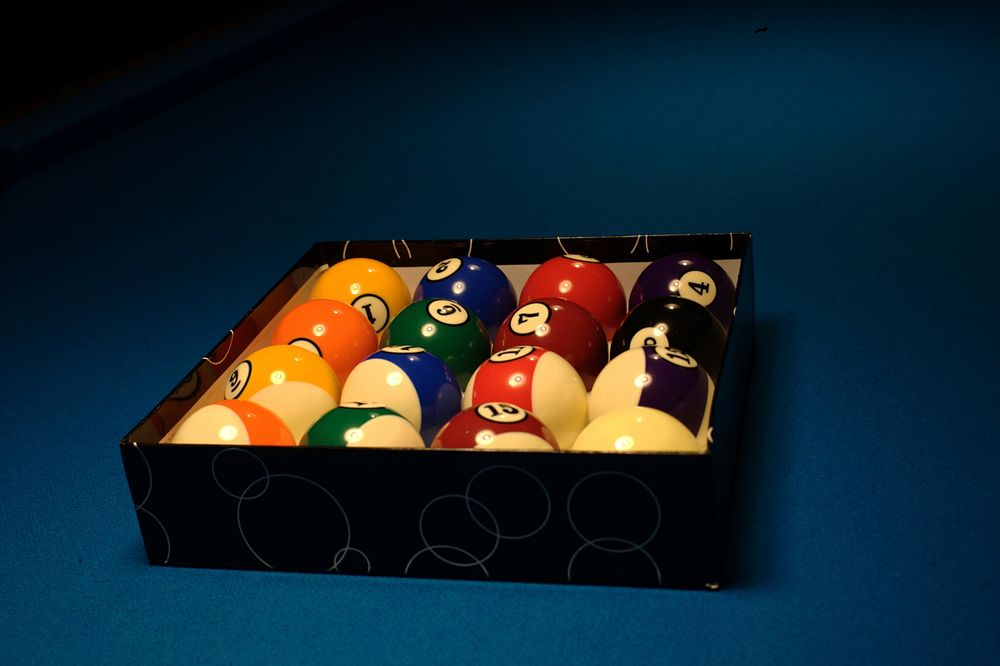 Billiards & pool game. Free public domain CC0 image