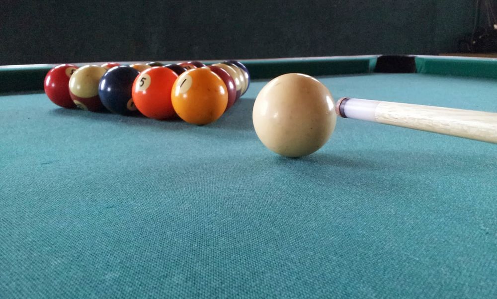 Billiard balls, pool. Free public domain CC0 image.