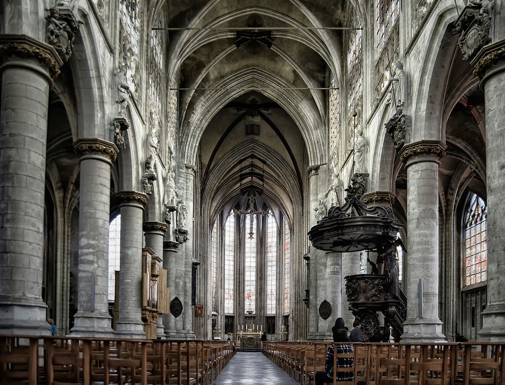 Beautiful church interior. Free public domain CC0 photo.