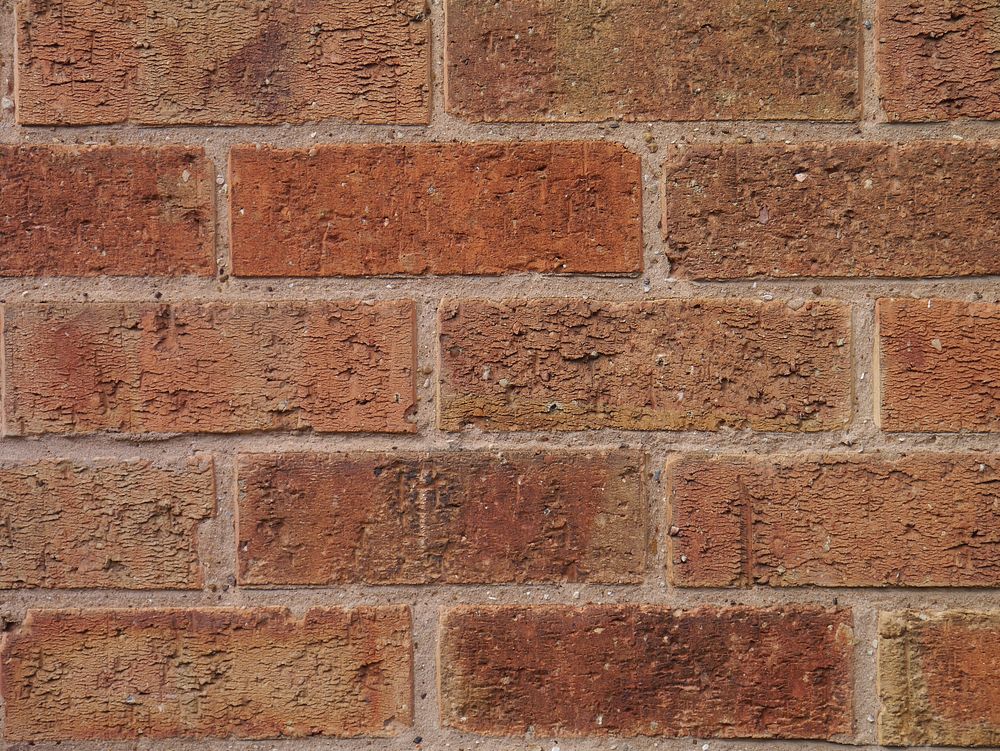 Brick wall texture. Free public domain CC0 photo.