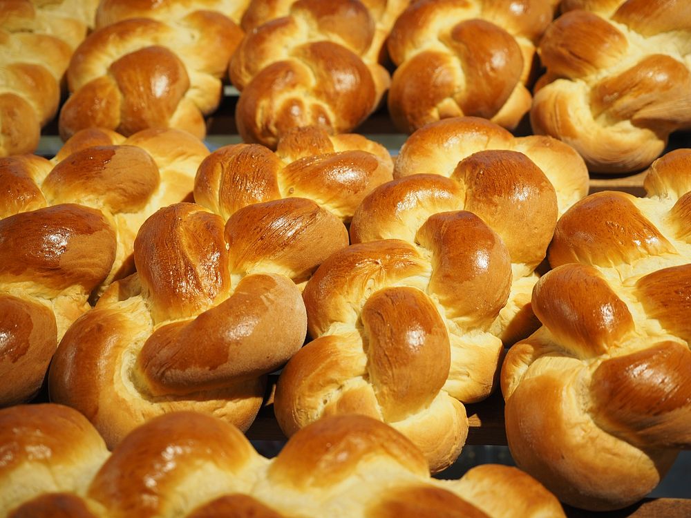 Braided Bread. Free public domain CC0 photo.