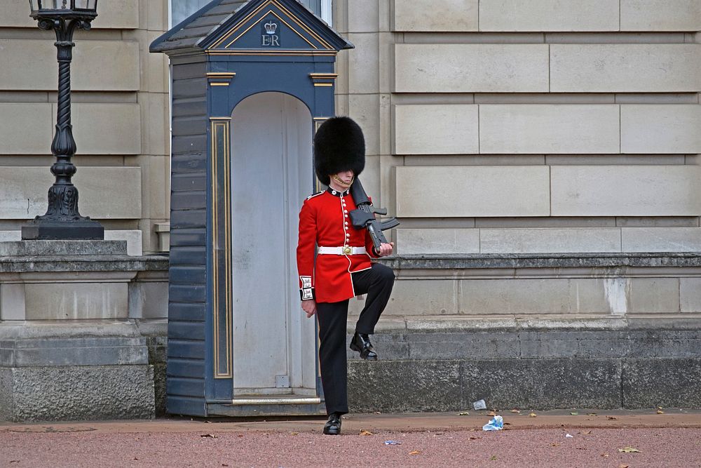 Buckingham Palace guard, London, UK, Sept. 5, 2016.