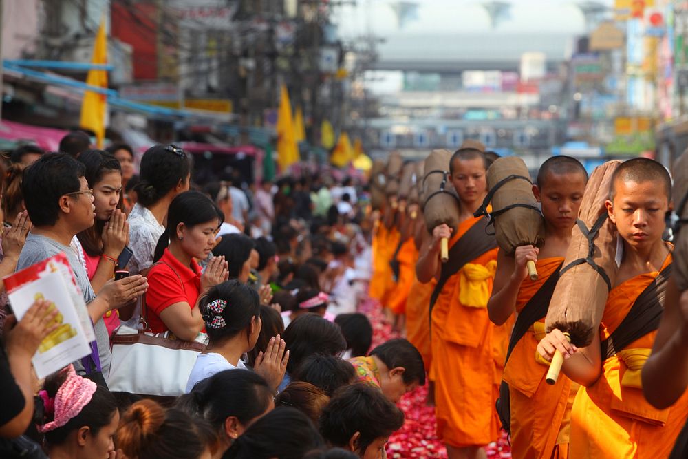 Dhammakaya tradition, Pathum Thani Province, Thailand, Sept. 23, 2014.
