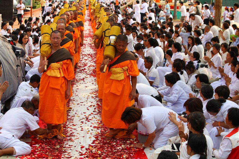 Dhammakaya tradition, Pathum Thani Province, Thailand, Sept. 22, 2014.