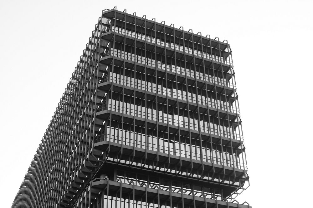 Modern building facade. Free public domain CC0 photo.