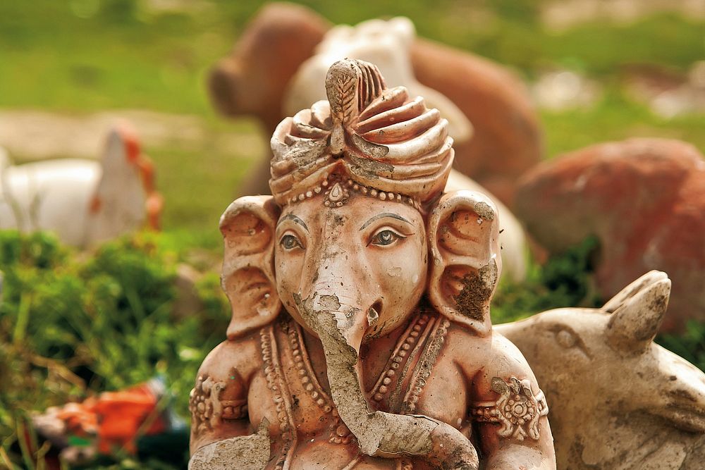Ganesha statue. Free public domain CC0 photo.