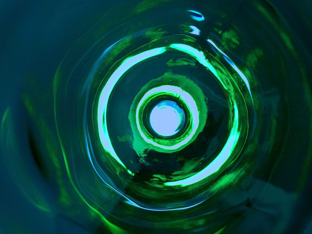 Green glassy water. Free public domain CC0 photo.