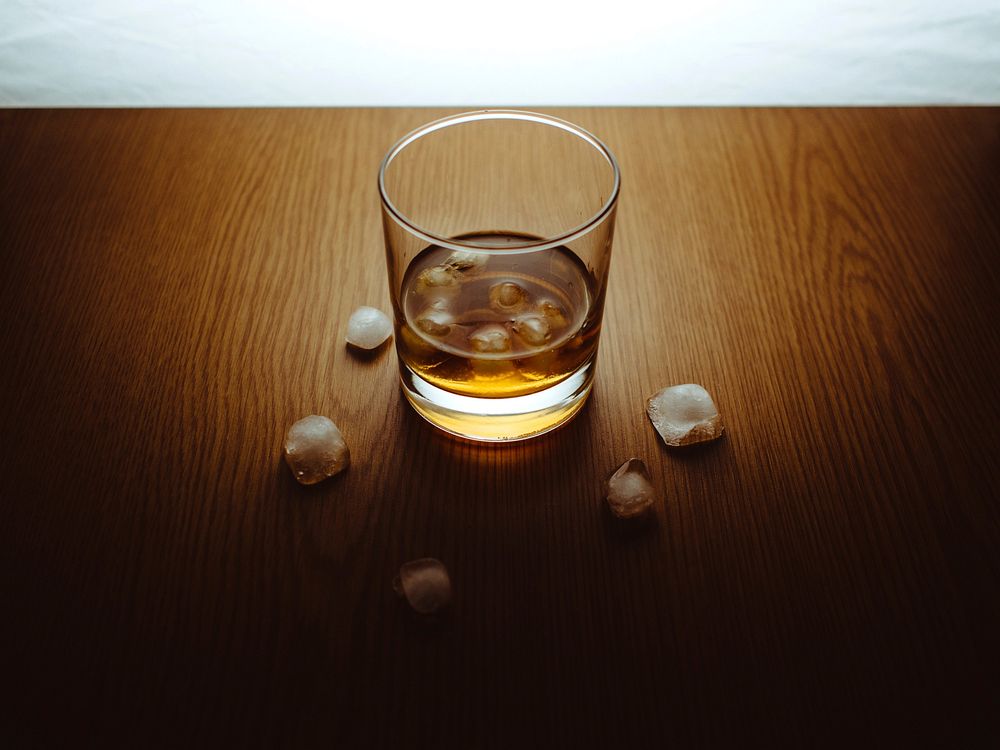 Glass of whisky. Free public domain CC0 photo.