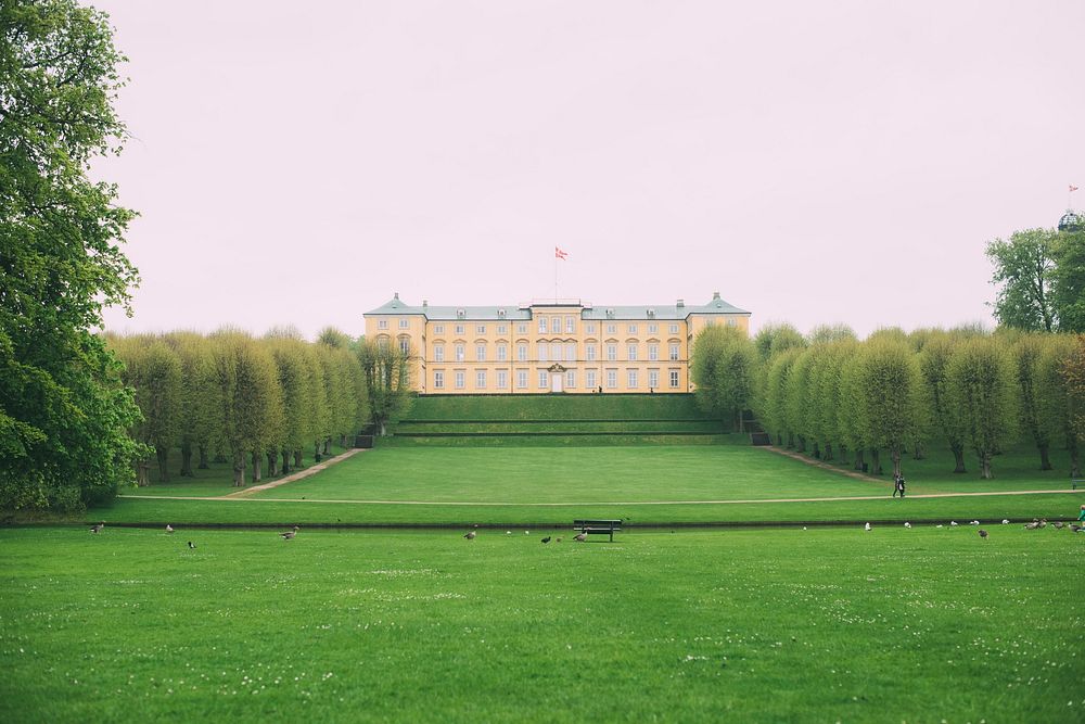 Frederiksberg palace in Denmark exterior. Free public domain CC0 photo.