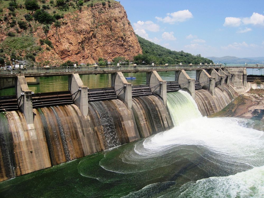 Water dam in Ethiopia. Free public domain CC0 image.