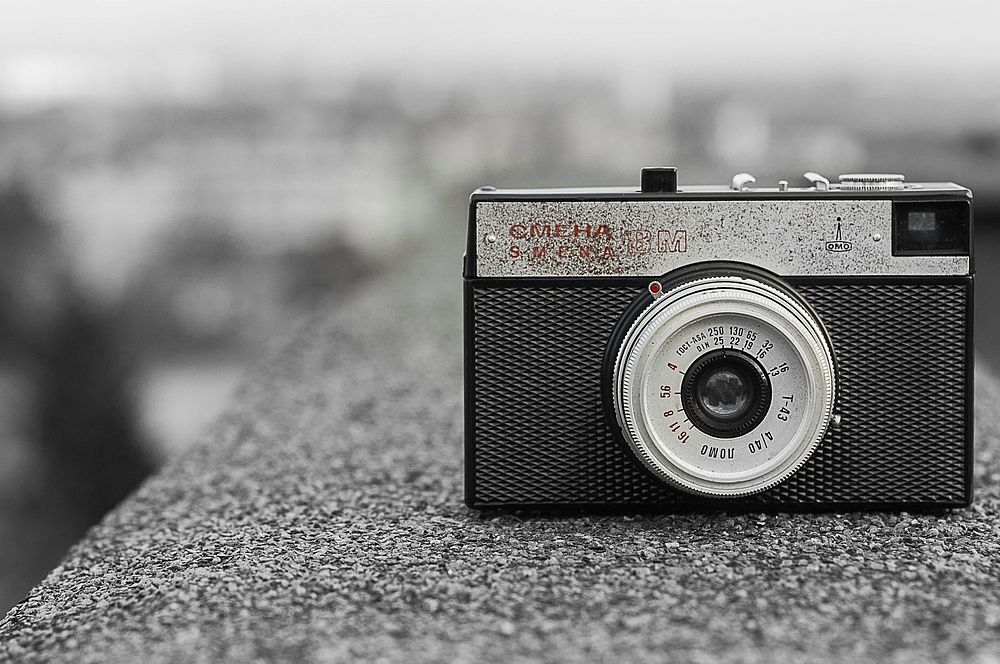 Cmeha retro analog camera, location unknown, date unknown.
