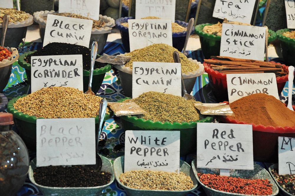 Spice market. Free public domain CC0 image