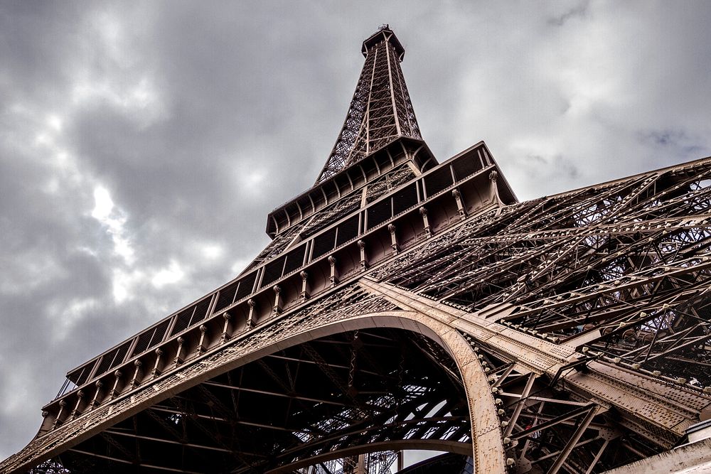 Eiffel tower, Paris, France. Free public domain CC0 image.