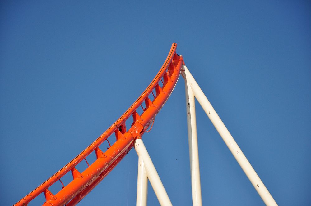 Roller coaster. Fee public domain CC0 photo.