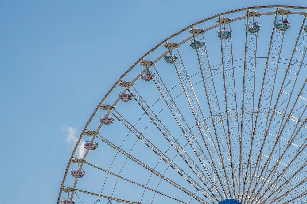 Ferris wheel. Free public domain CC0 image.