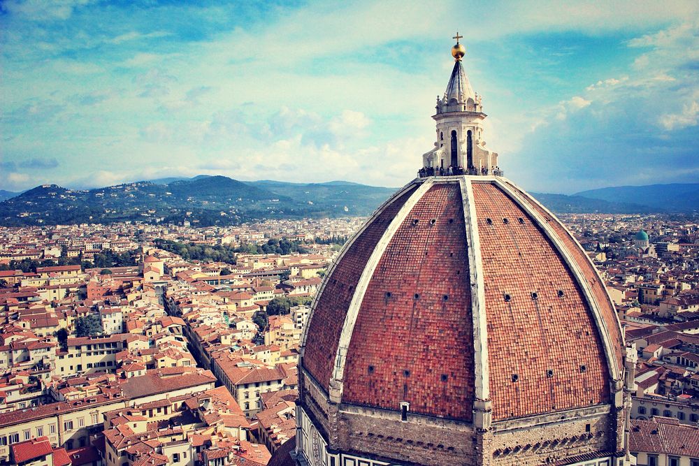 Florence dome in Tuscany. Free public domain CC0 image.