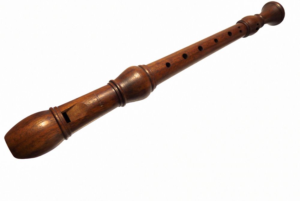 Recorder, musical instrument. Free public domain CC0 photo.