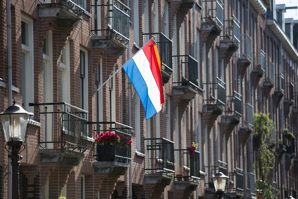Netherlands flag. Free public domain CC0 image.