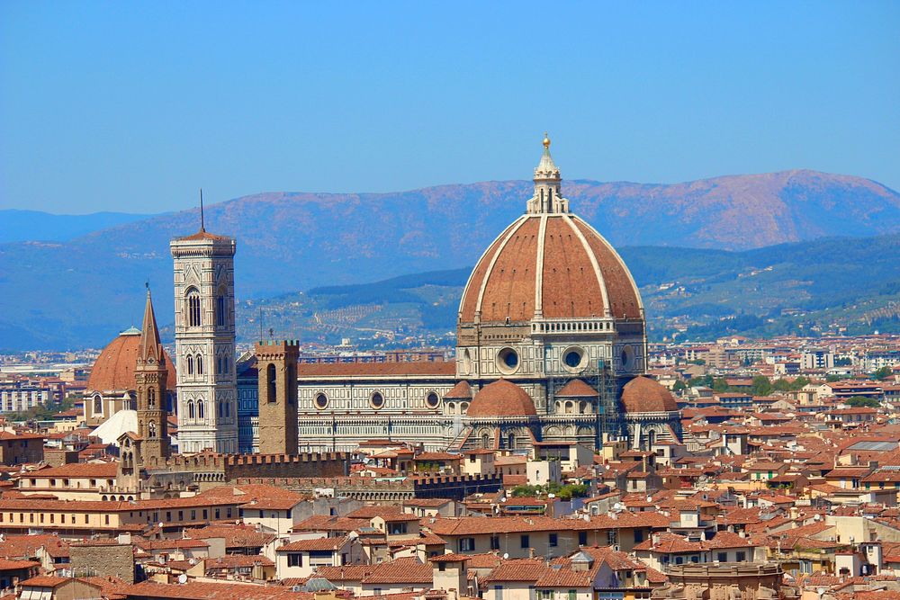 Florence dome in Tuscany. Free public domain CC0 image.