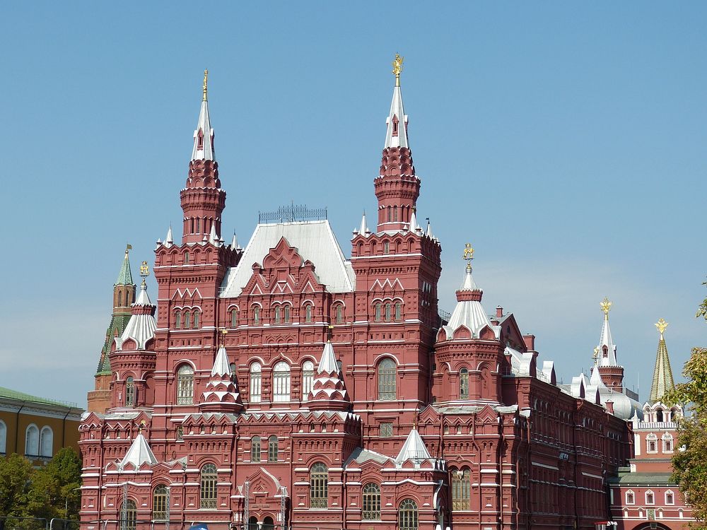 kremlin historical brick tower. Free public domain CC0 photo.
