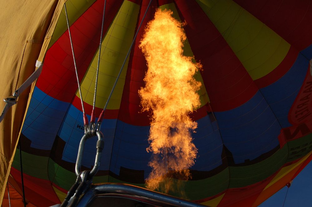Hot air balloon part. Free public domain CC0 photo.