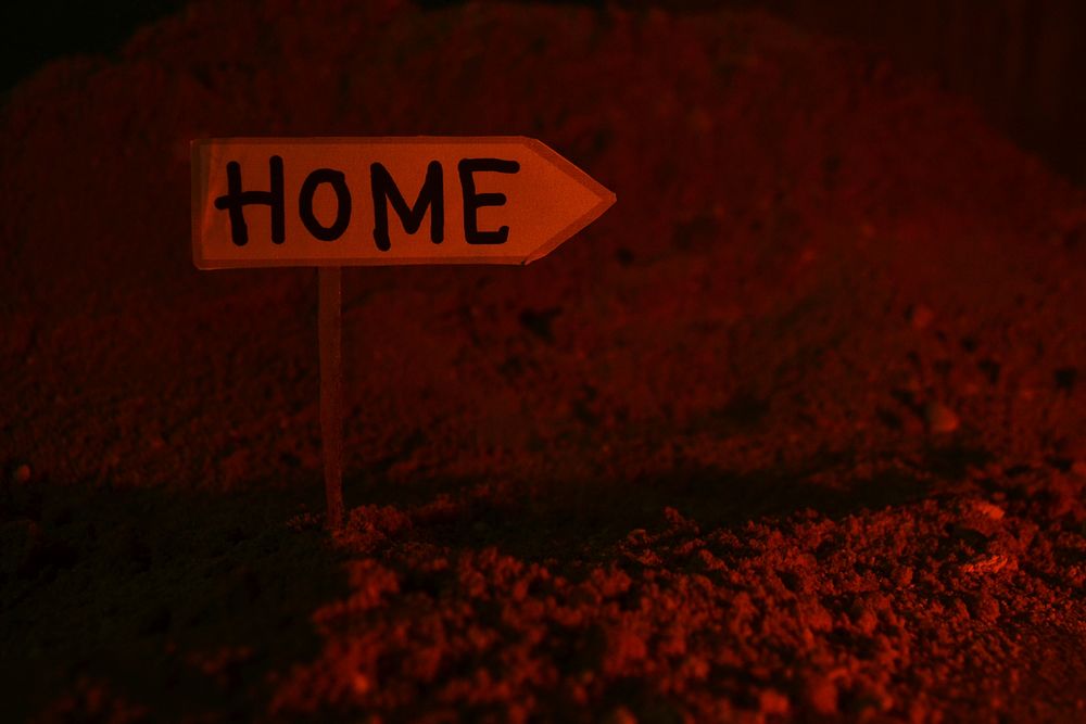 Home sign. Free public domain CC0 photo.