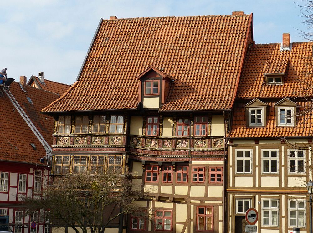 House in Hildesheim, Germany. Free public domain CC0 photo.