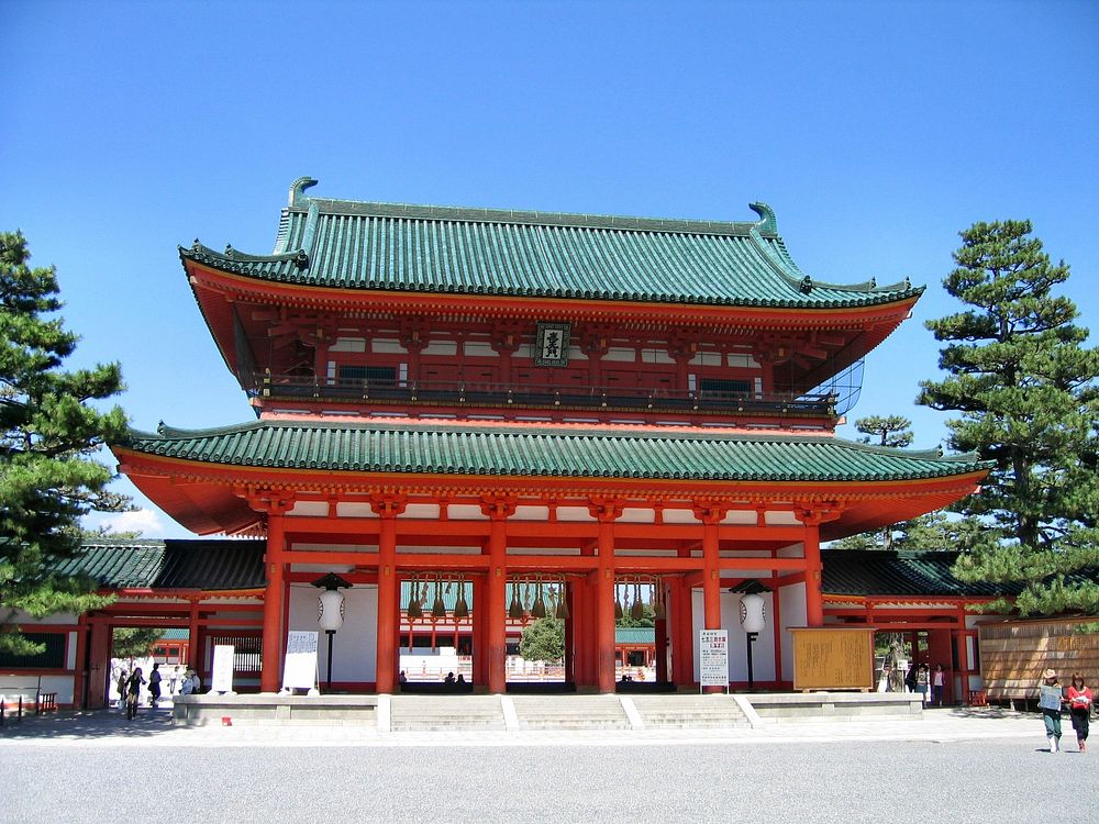 Beautiful red pagoda temple. Free public domain CC0 photo.