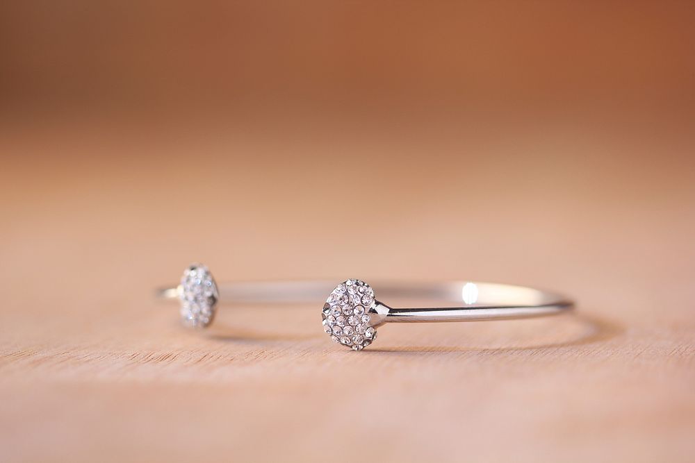 Simple and elegant studded ring. Free public domain CC0 photo.