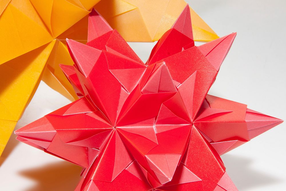 Star origami. Free public domain CC0 image.