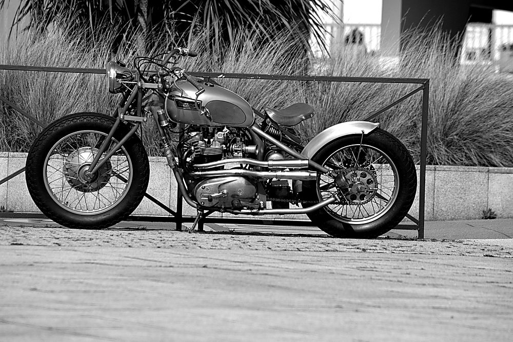 Motorbike, location unknown, date unknown.
