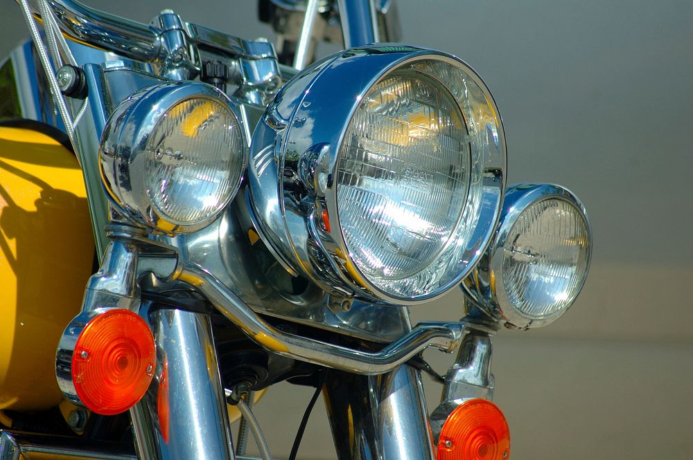 Motorcycle engine.  Free public domain CC0 photo.
